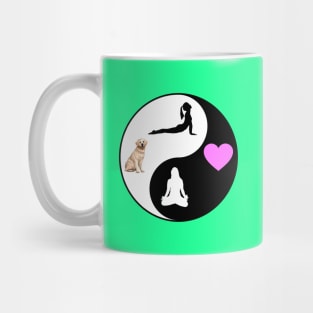 All I Need Is Love And Yoga And A Dog Mug